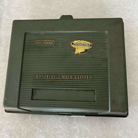 Craftsman Adjustable Hair Clipper In Permanex Case *Works* - Picture 9 of 14